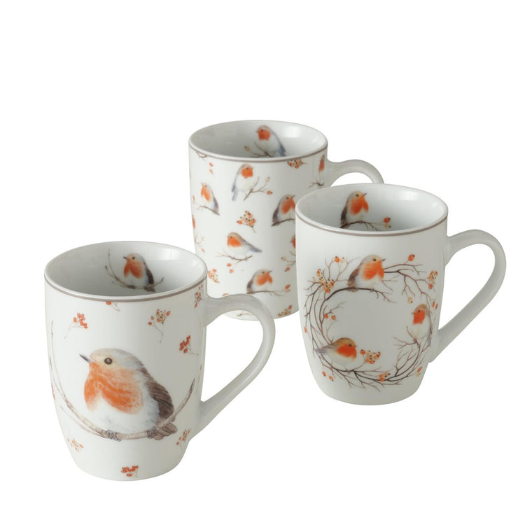 Boltze Home Tasse Ruby Robin 330ml Porzellan