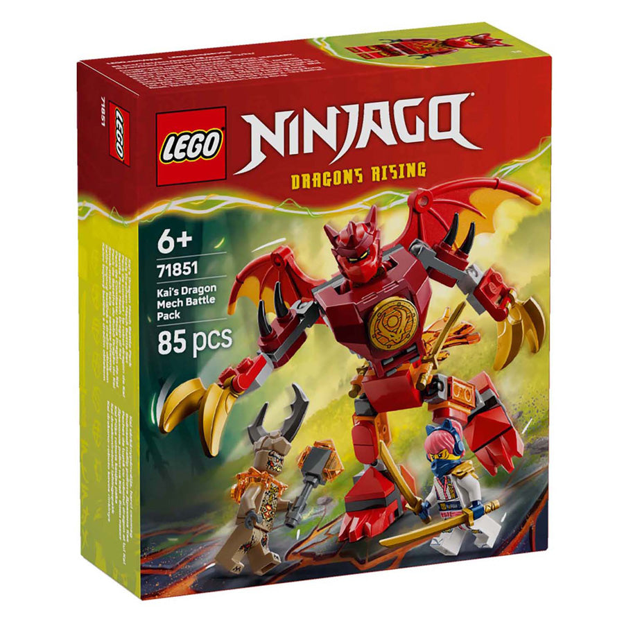 Lego Ninjago 71851 Kais Drachen-Mech-Kampfpaket | 2 Stk