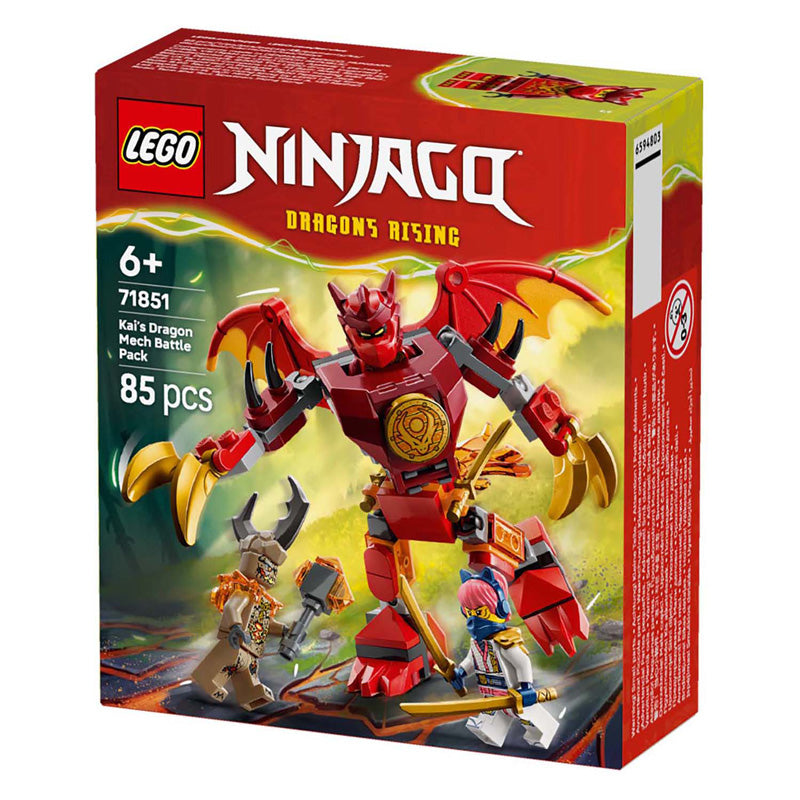 Lego Ninjago 71851 Kais Drachen-Mech-Kampfpaket | 2 Stk