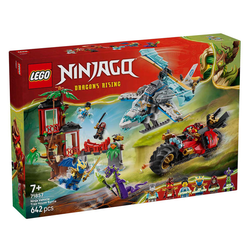 Lego Ninjago 71857 Ninja-Fahrzeuge am Baumhaus