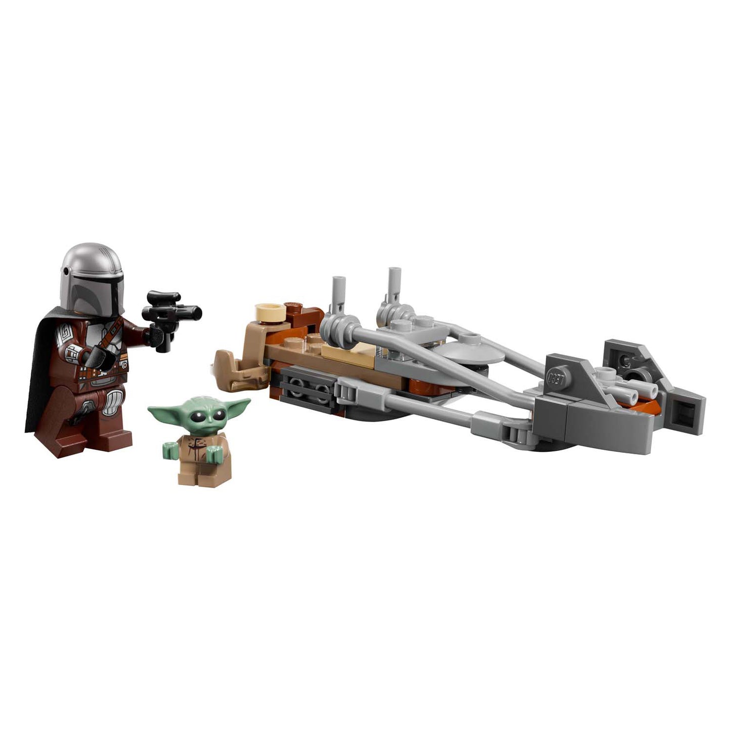 Lego Star Wars TM 75436 The Mandalorian und Grogus Speeder Bike | 2 Stk