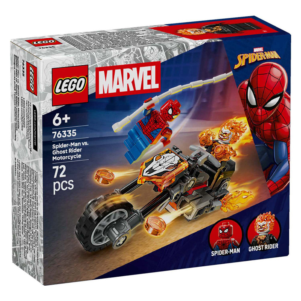Lego Superhelden 76335 Marvel Spider-Man vs. Ghost Rider Motorrad