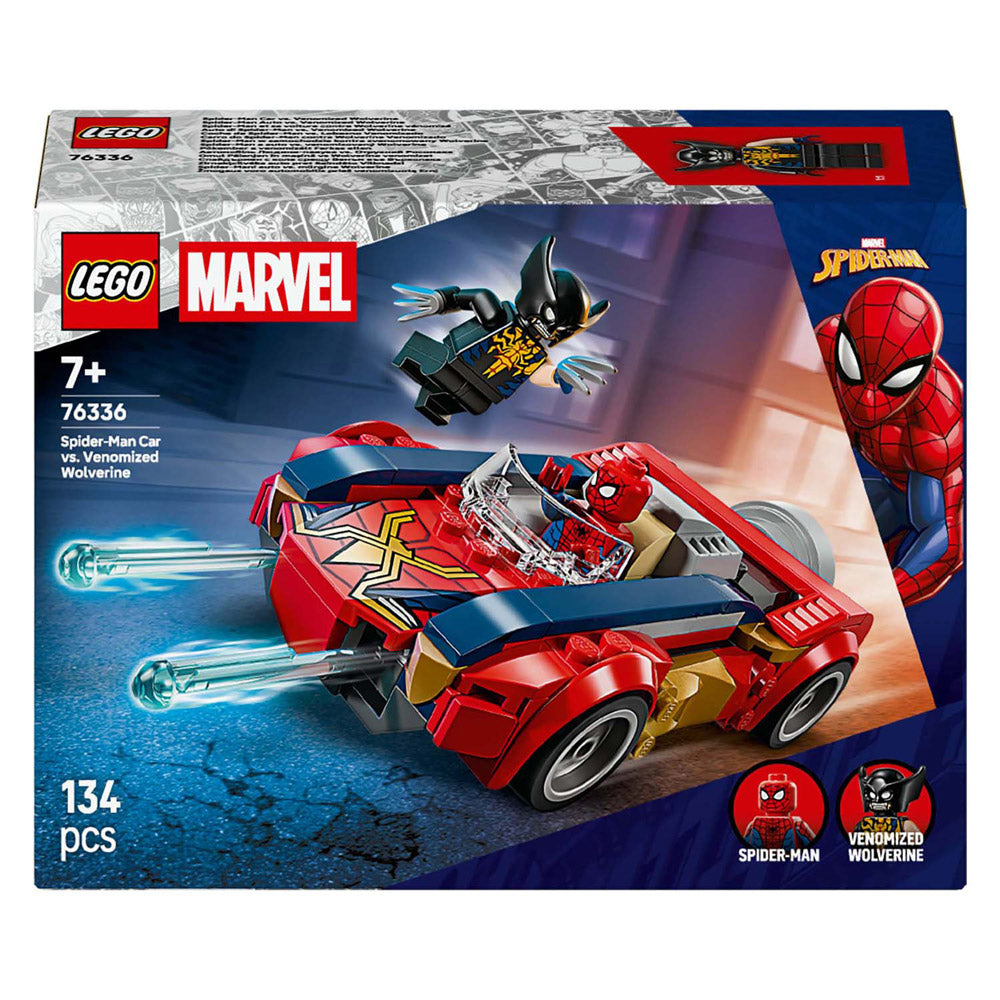 Lego Superhelden 76336 Marvel Spider-Man-Auto vs. vergifteter Vielfraß