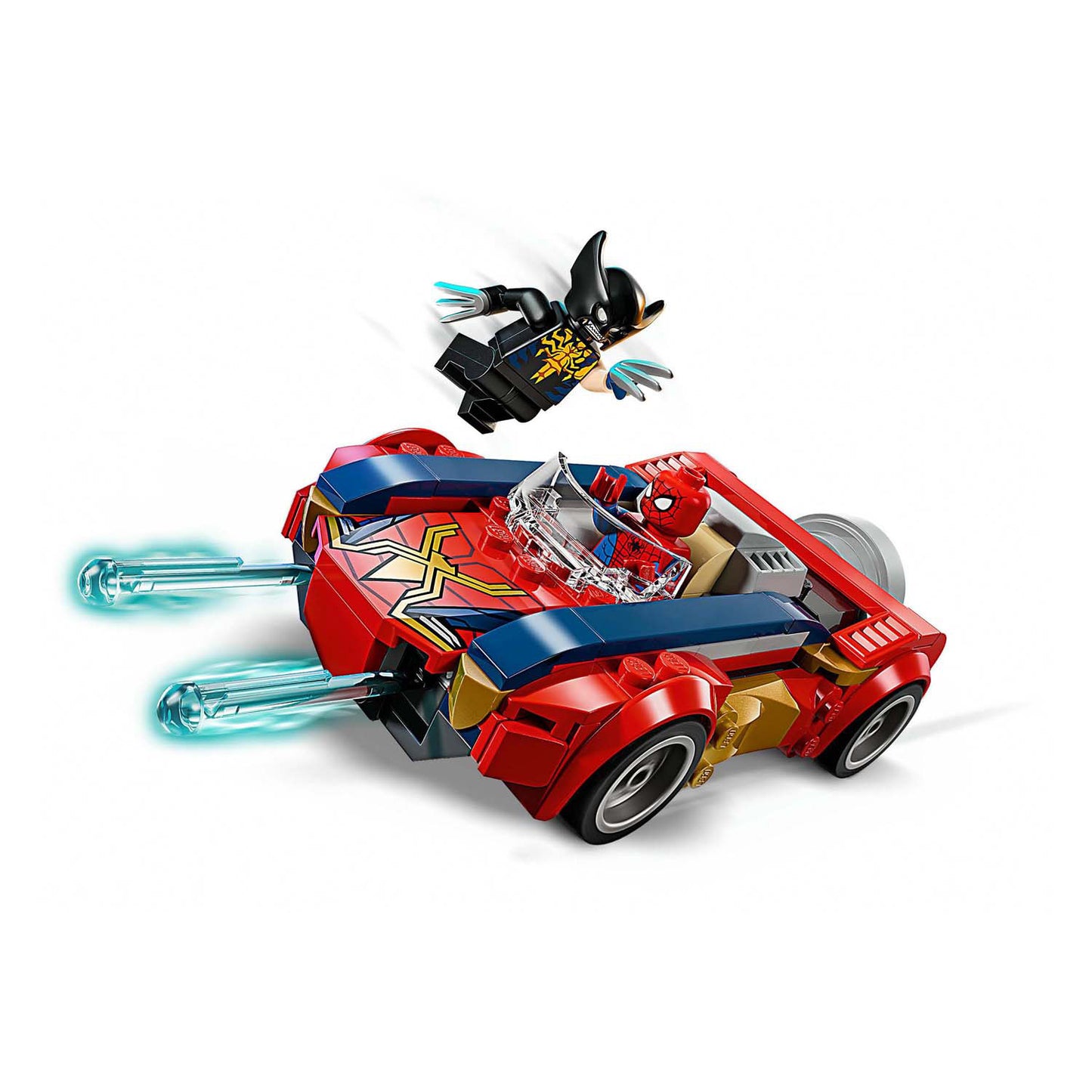 Lego Superhelden 76336 Marvel Spider-Man-Auto vs. vergifteter Vielfraß