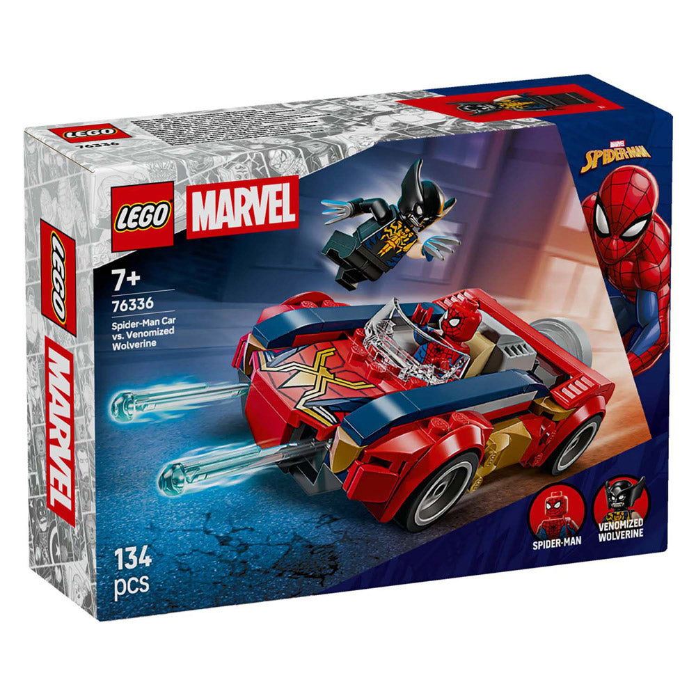 Lego Superhelden 76336 Marvel Spider-Man-Auto vs. vergifteter Vielfraß
