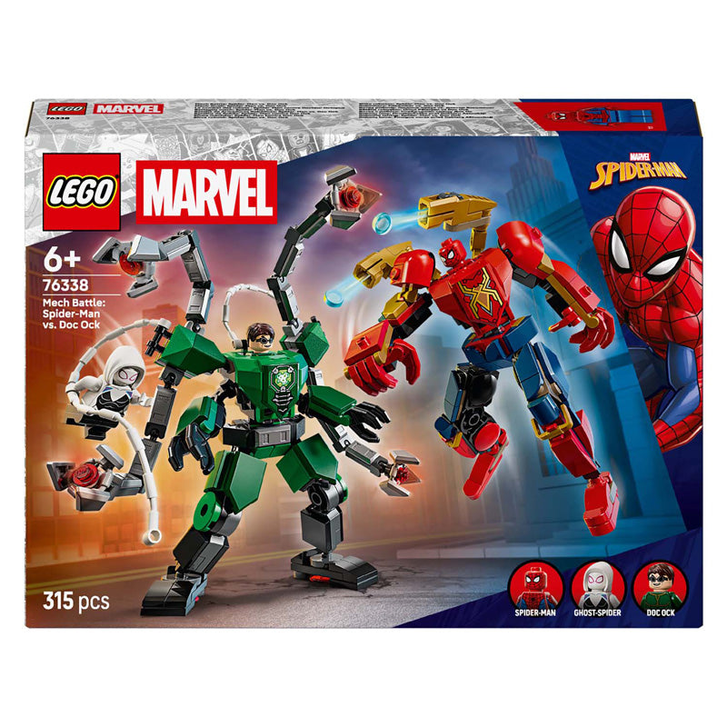 Lego 76338 Super Heroes Marvel Mecha-Duell Spiderman vs. Doc Ock