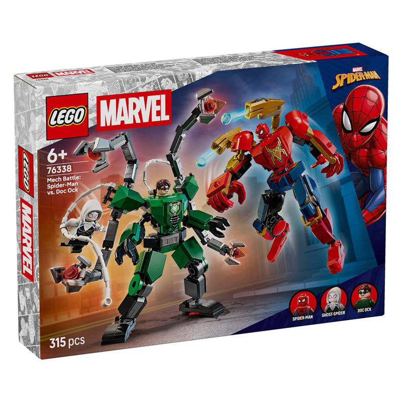 Lego 76338 Super Heroes Marvel Mecha-Duell Spiderman vs. Doc Ock