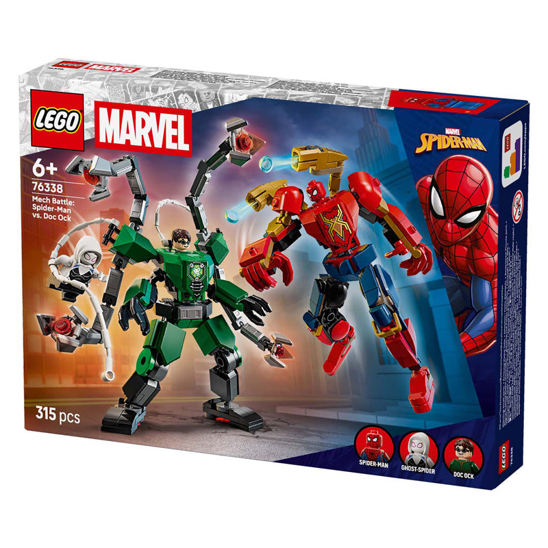 Lego 76338 Super Heroes Marvel Mecha-Duell Spiderman vs. Doc Ock