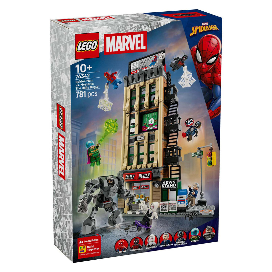Lego Superhelden 76342 Marvel Spider-Man vs. Mysterio: Das tägliche Signalhorn