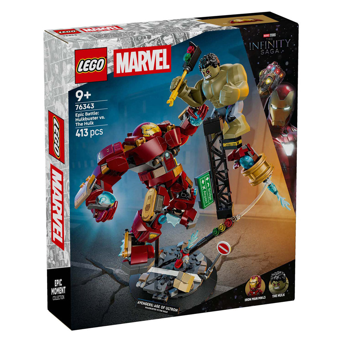 Lego Superhelden 76343 Marvel: Ultimativer Kampf: Hulkbuster vs. Hulk
