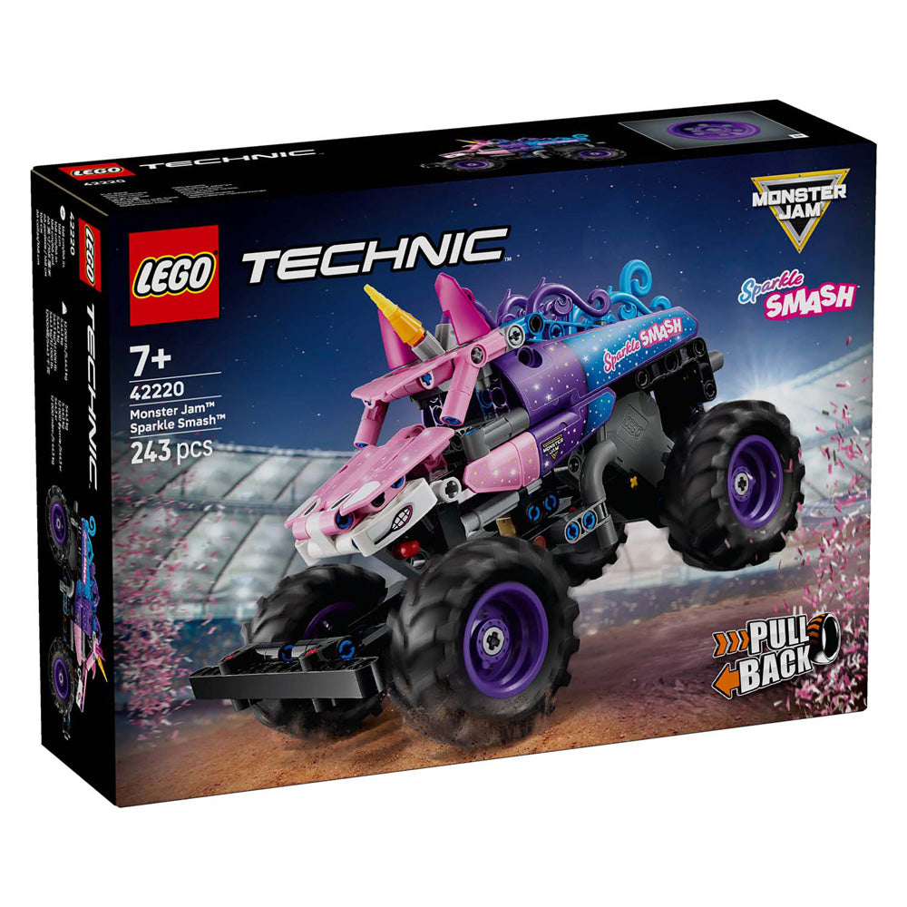 Lego Technic 42220 Monster Jam Sparkle Smash Pullback