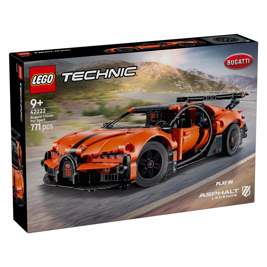 Lego Technic 42222 Bugatti Chiron Pur Sport Hypercar