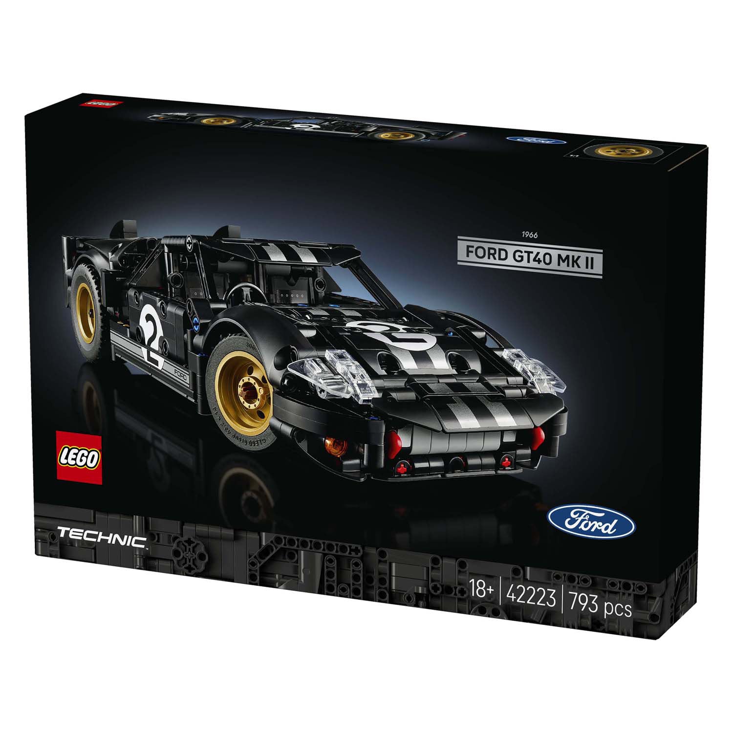 Lego 42223 Technic 1966 Ford GT40 Mkii Rennwagen