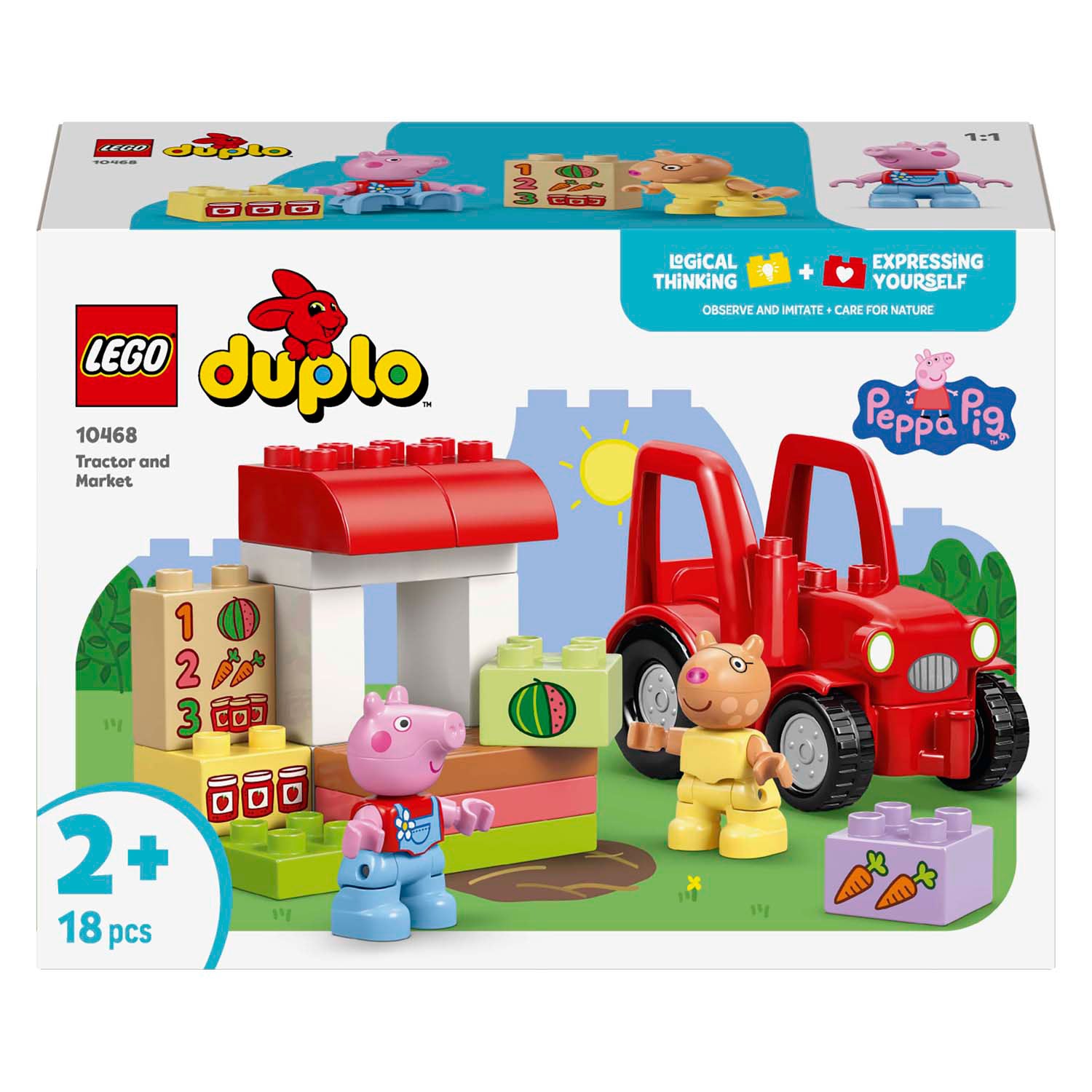 Lego Duplo 10468 Traktor und Marktstand