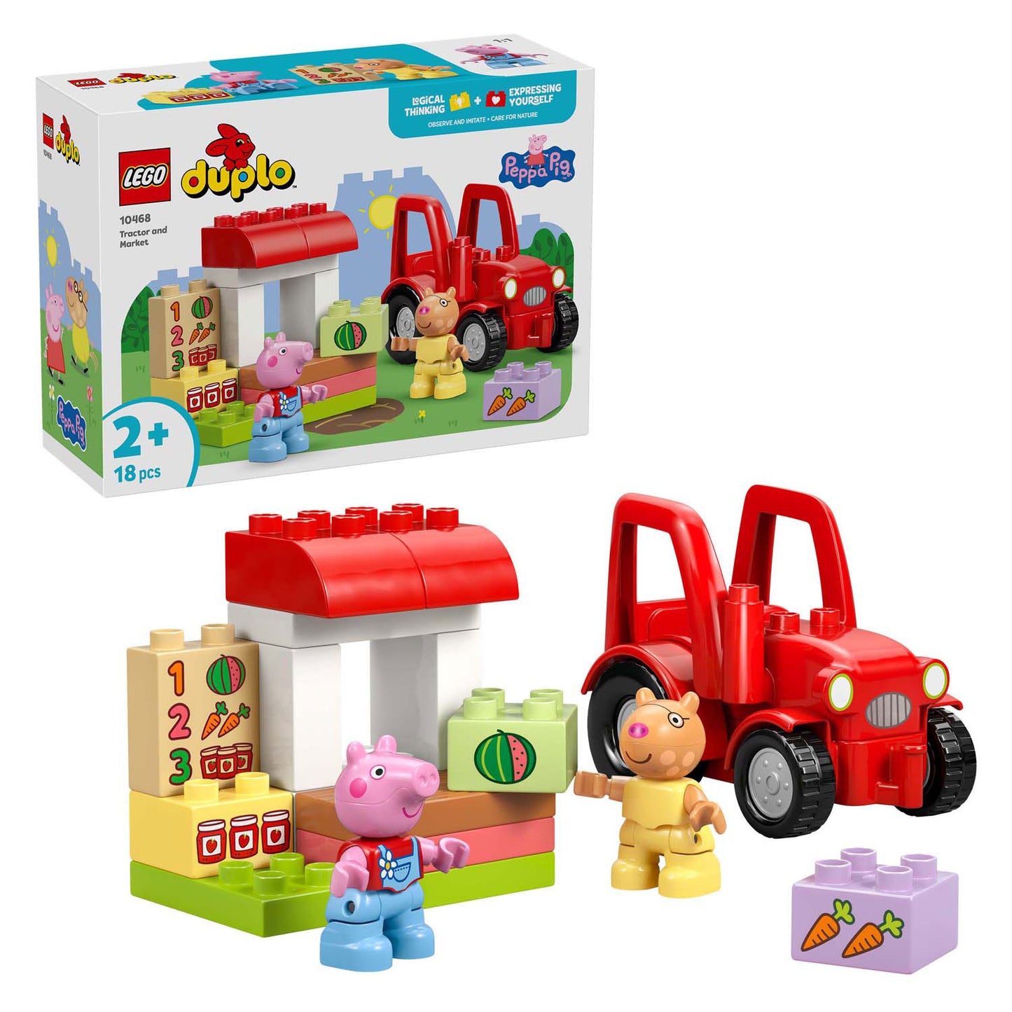Lego Duplo 10468 Traktor und Marktstand