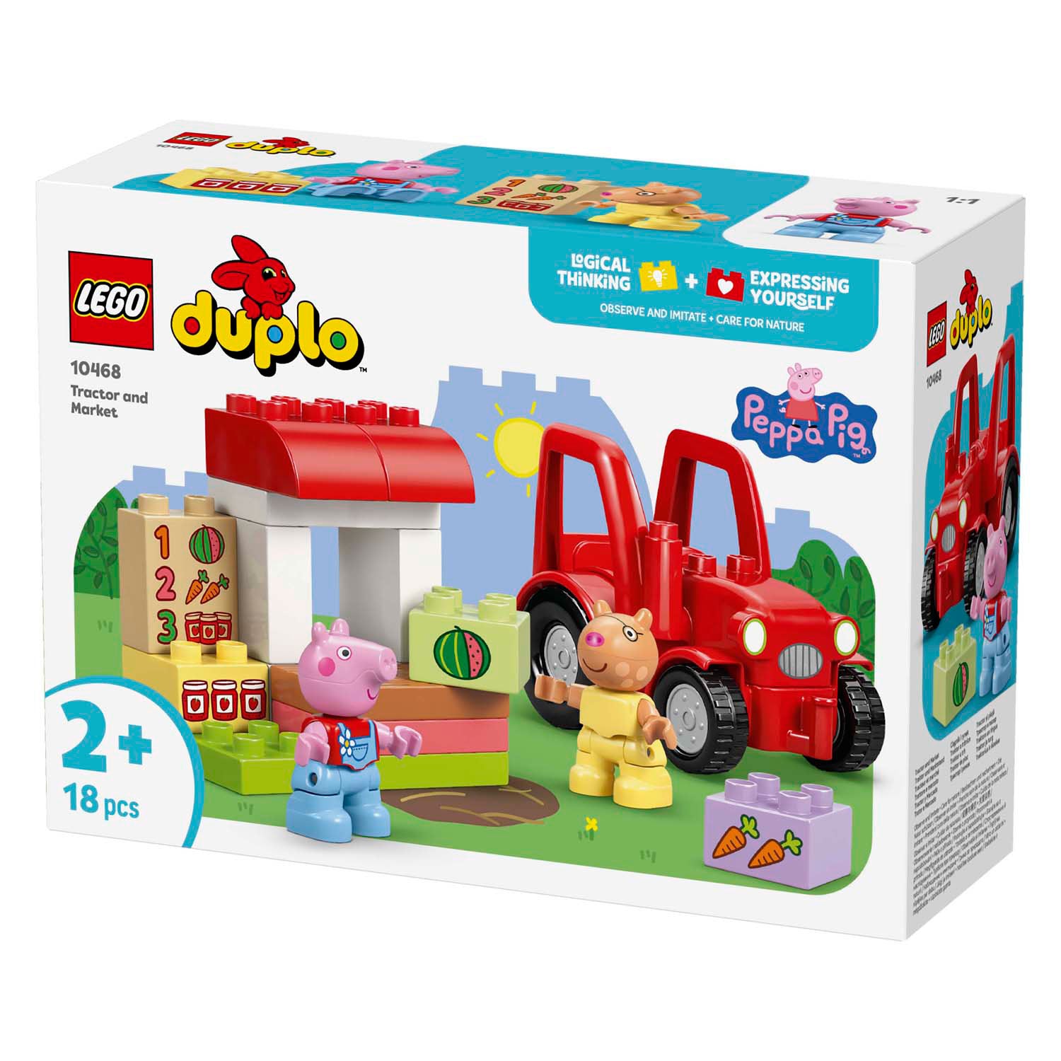 Lego Duplo 10468 Traktor und Marktstand