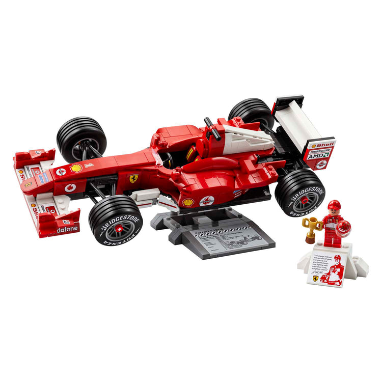 Lego-Ikonen 11375 Ferrari F2004 und Michael Schumacher