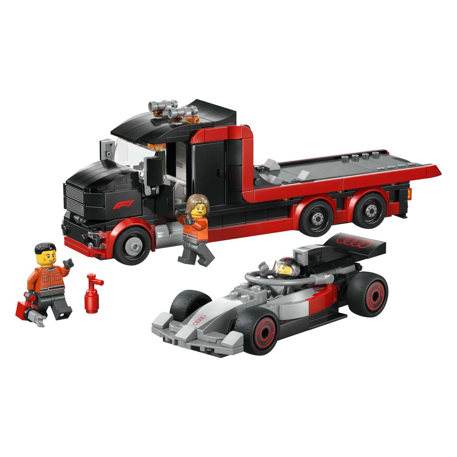 Lego City 60493 F1-Ausstellungswagen mit Audi F1-Rennwagen