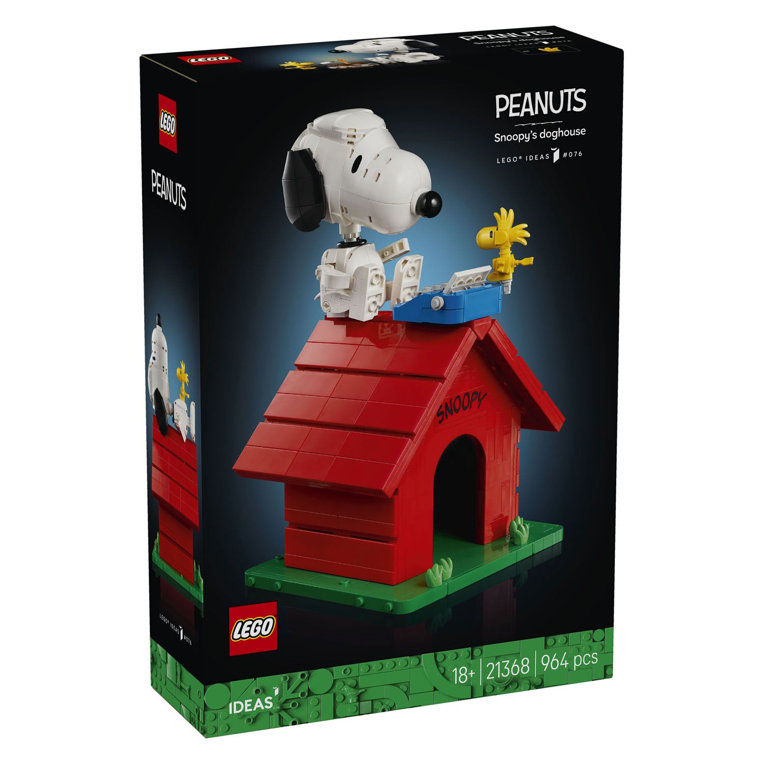 Lego-Ideen 21368 Peanuts: Snoopys Hundehütte