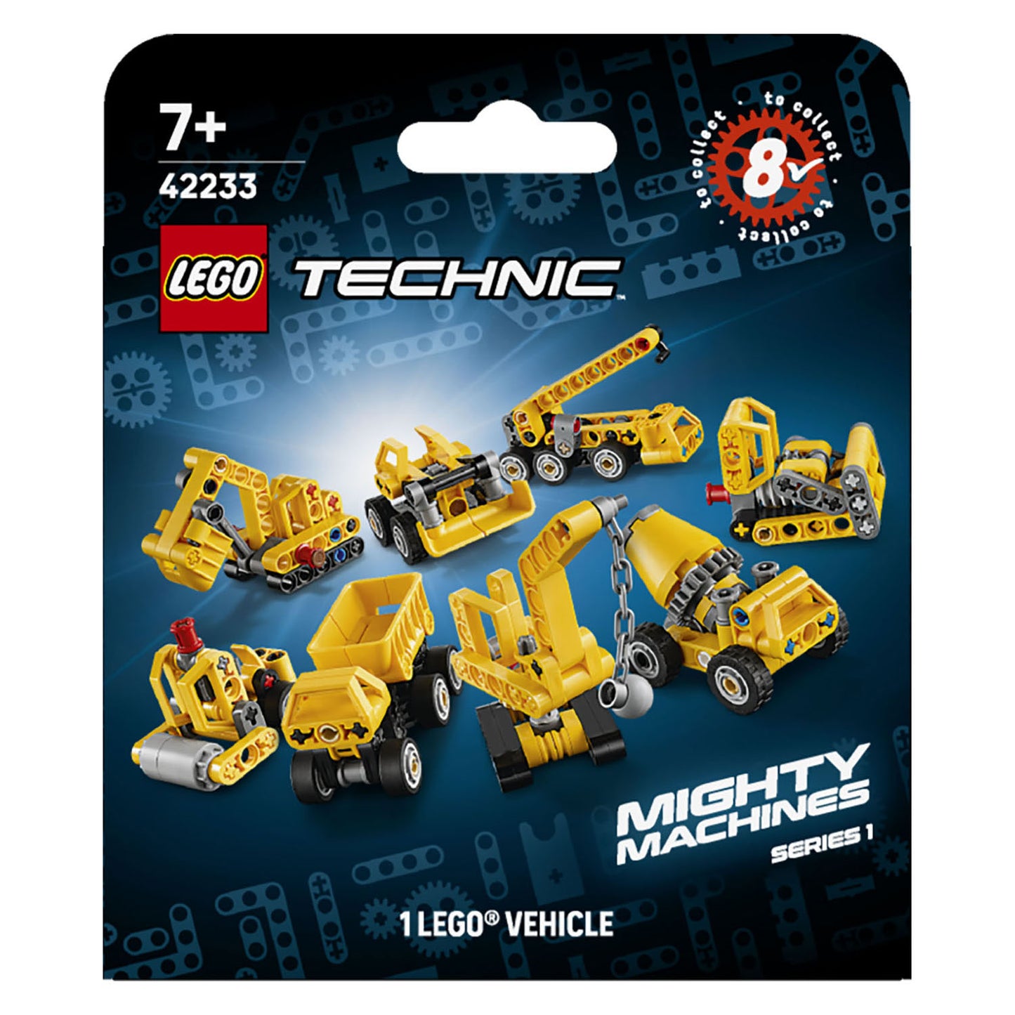 Lego® Technic Mächtige Maschinen – Überraschungsbox mit Konstruktionsspielzeug – Sammelfahrzeuge – 42233