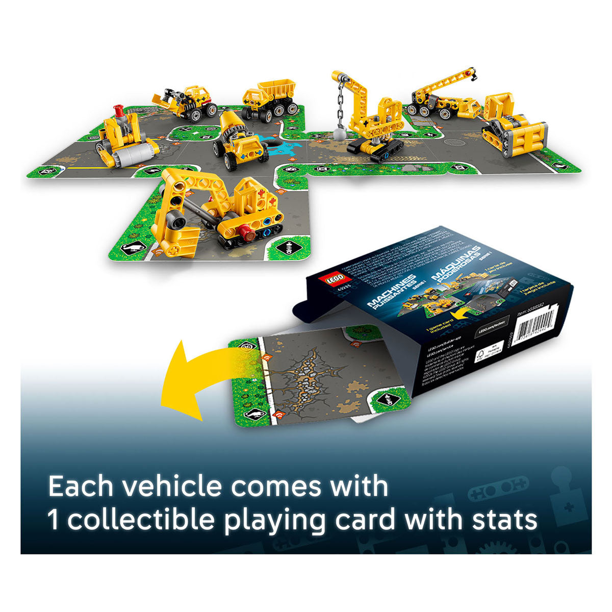 Lego® Technic Mächtige Maschinen – Überraschungsbox mit Konstruktionsspielzeug – Sammelfahrzeuge – 42233