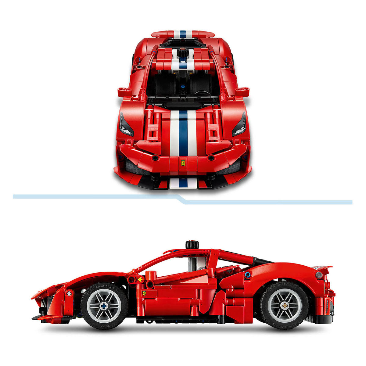 Lego Technic Ferrari 488 Pista Auto Spielzeug für Kinder und Dekoration 42235