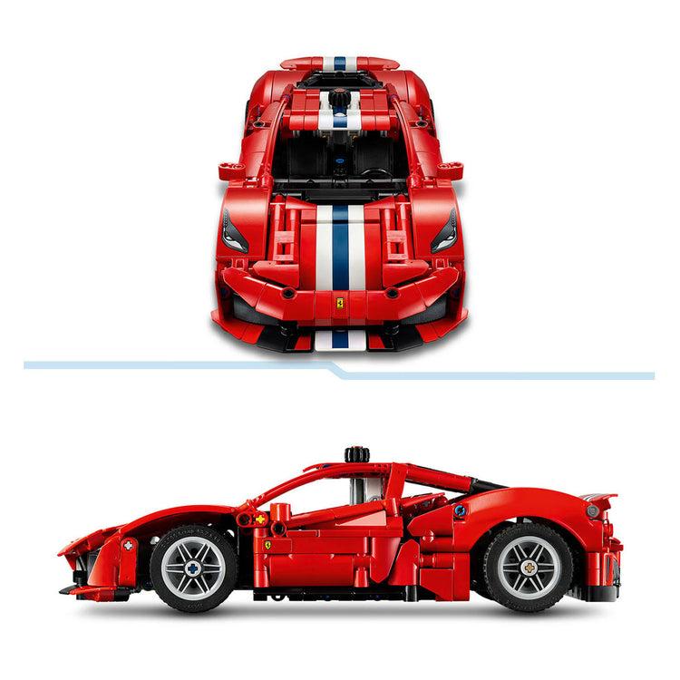 Lego Technic Ferrari 488 Pista Auto Spielzeug für Kinder und Dekoration 42235
