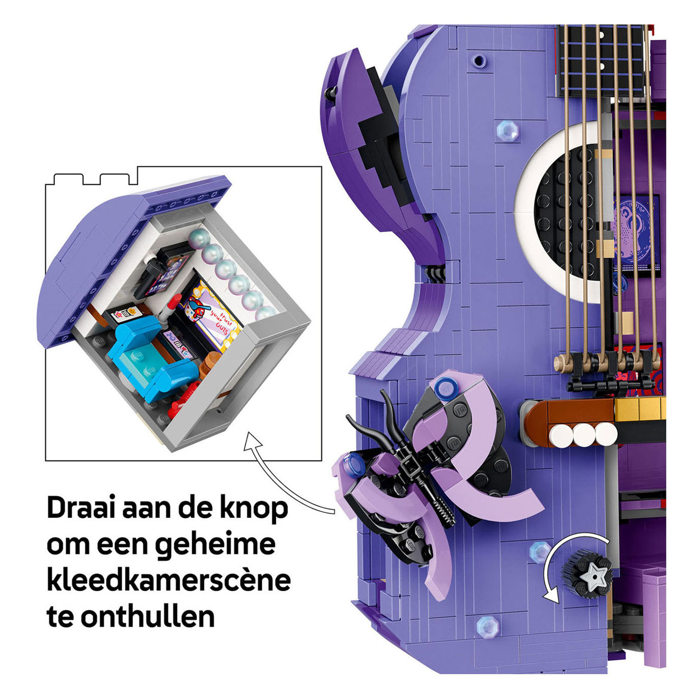 Lego Editions Olivia Rodrigos Doppelgitarren-Bausatz für Kinder- und Jugendzimmerdekoration – 43031
