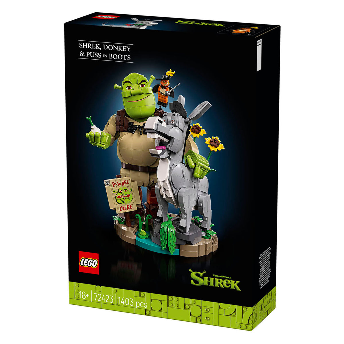 Lego® Shrek: Shrek, Esel und der gestiefelte Kater – 72423