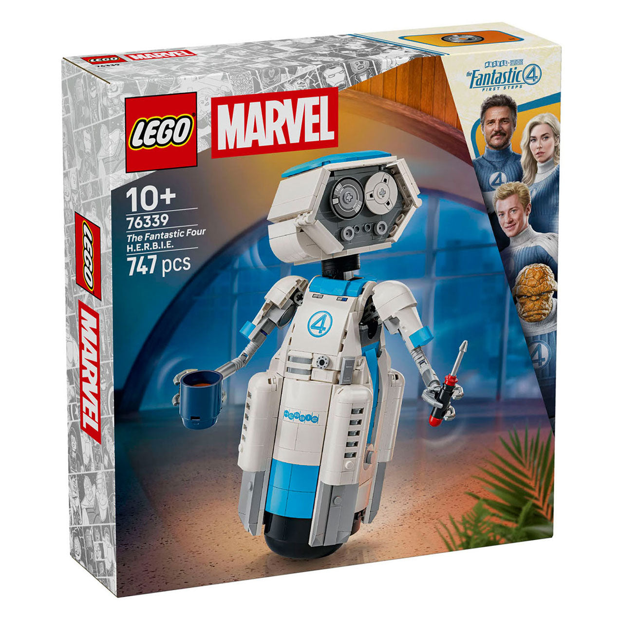Lego ǀ Staunen Sie über die fantastischen vier H.e.r.b.i.e. Superhelden-Bausatz für Kinder 76339