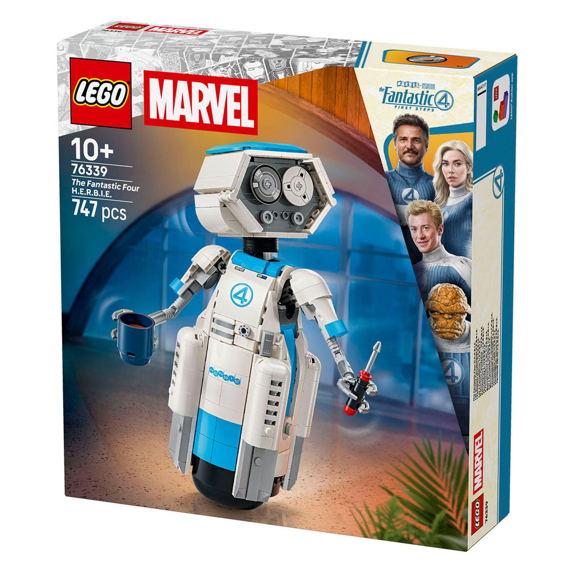 Lego ǀ Staunen Sie über die fantastischen vier H.e.r.b.i.e. Superhelden-Bausatz für Kinder 76339