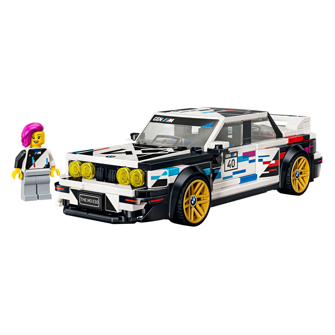 Lego Speed Champions BMW M3 (E30) Autobausatz für Kinder und Kinderzimmerdekoration 77263