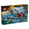 Lego Jurassic World Mosasaurus Boat Attack Dinosaurierspielzeug für Kinder 77983