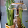 Tischlampe mit Mansion-Atmosphäre, USB-Aufladung, ø16,5 x H33,5 cm