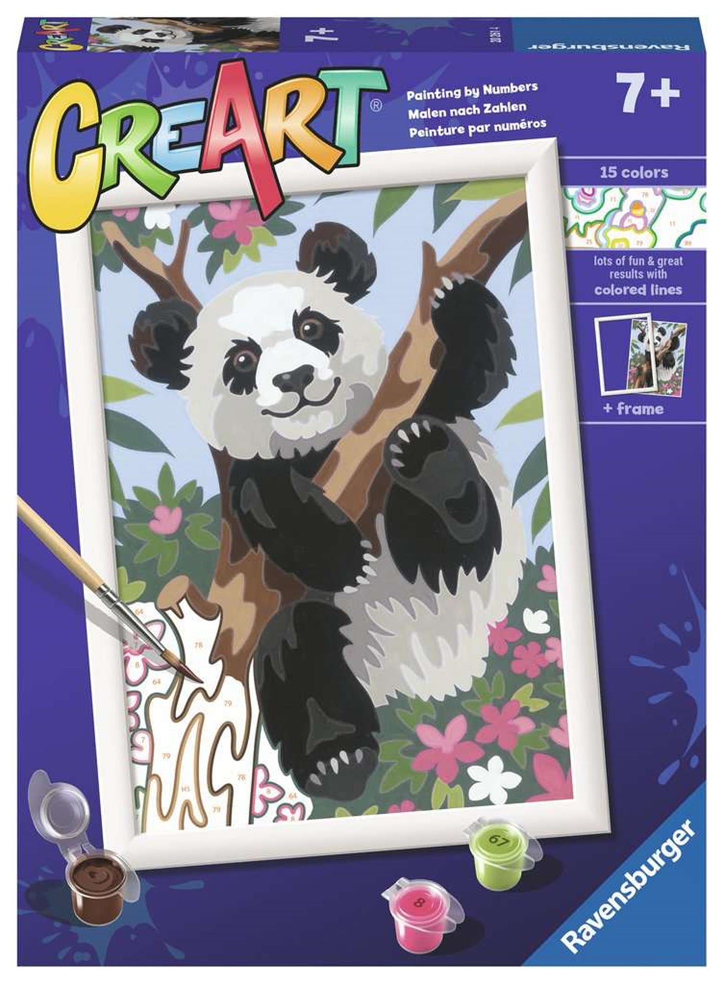Ravensburger Kreart Gemälde auf Song Speeltatie Panda