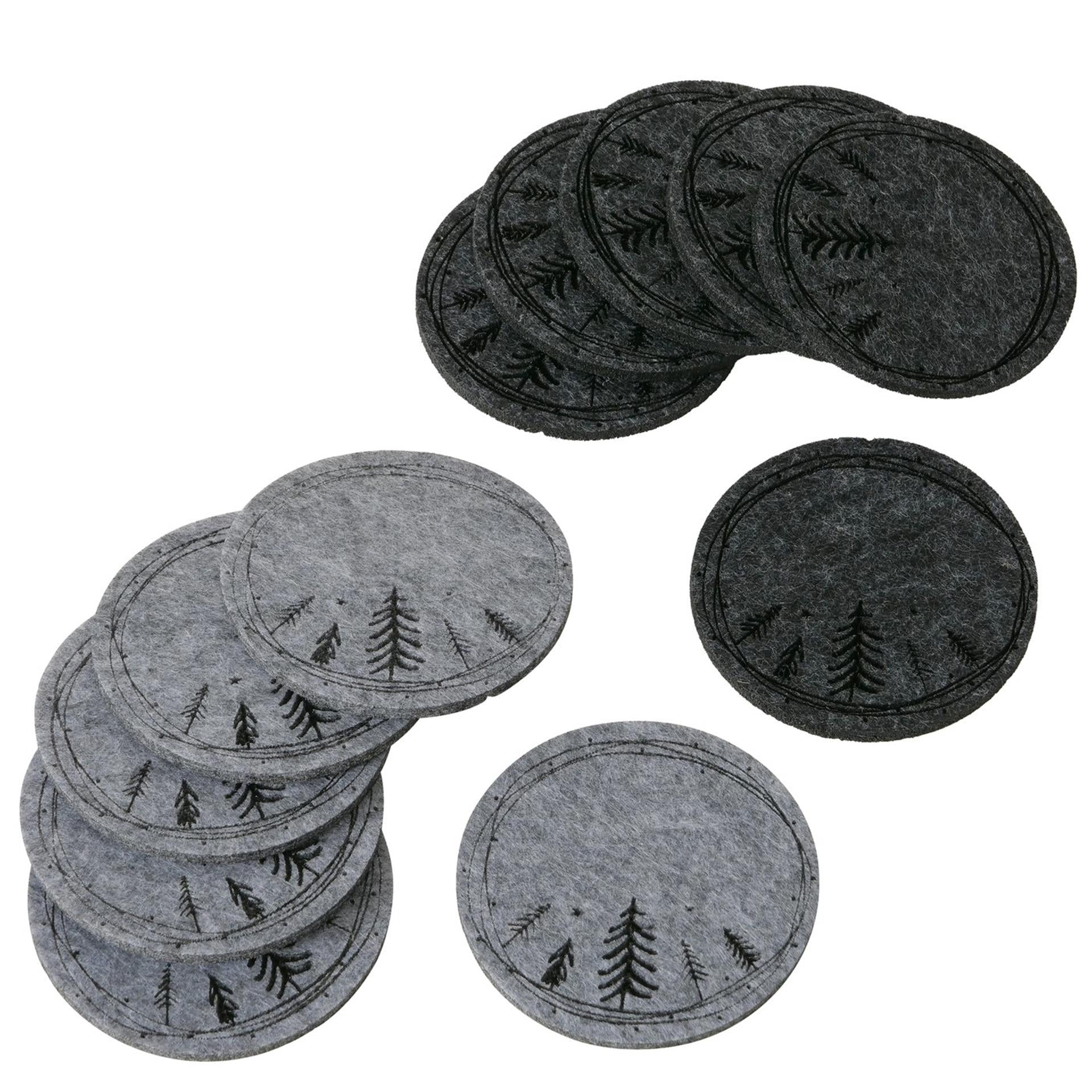 Boltze Heimuntersetzer Oslo 6-teilig d10cm Filz