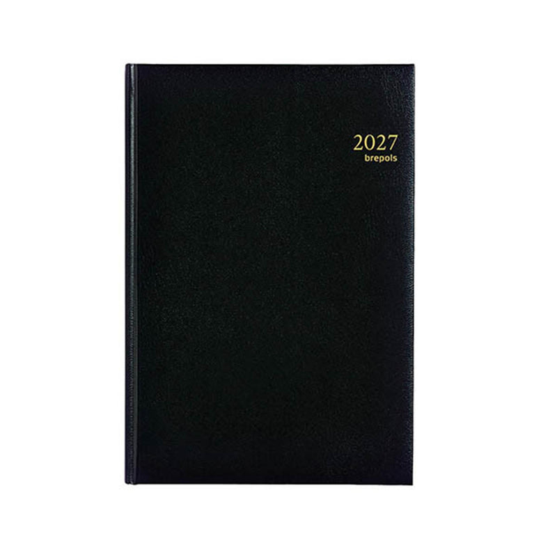 Brepols Agenda Omega Woche 2026 Lima schwarz