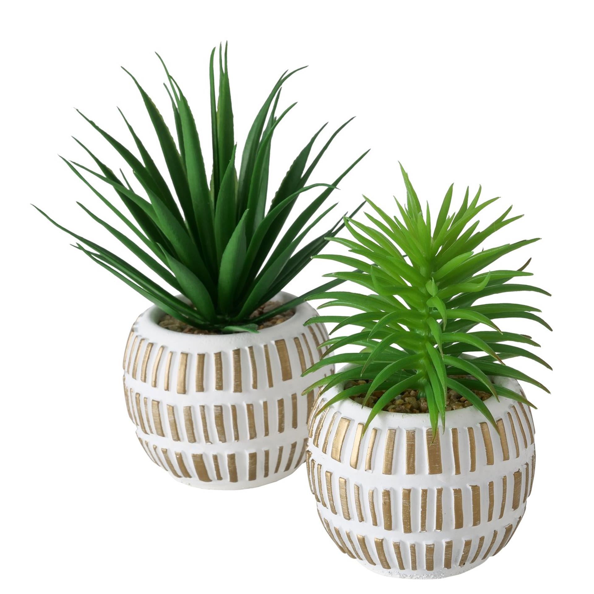Boltze Home Kunstpflanze Sukkulente H13,3cm