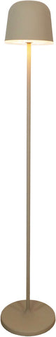 Eglo maniera-l Stehleuchte für drinnen und draußen – wiederaufladbar (bis zu 47 Stunden Licht) – 140 cm – Sandfarbe Beigeweiß – kabellos – dimmbar