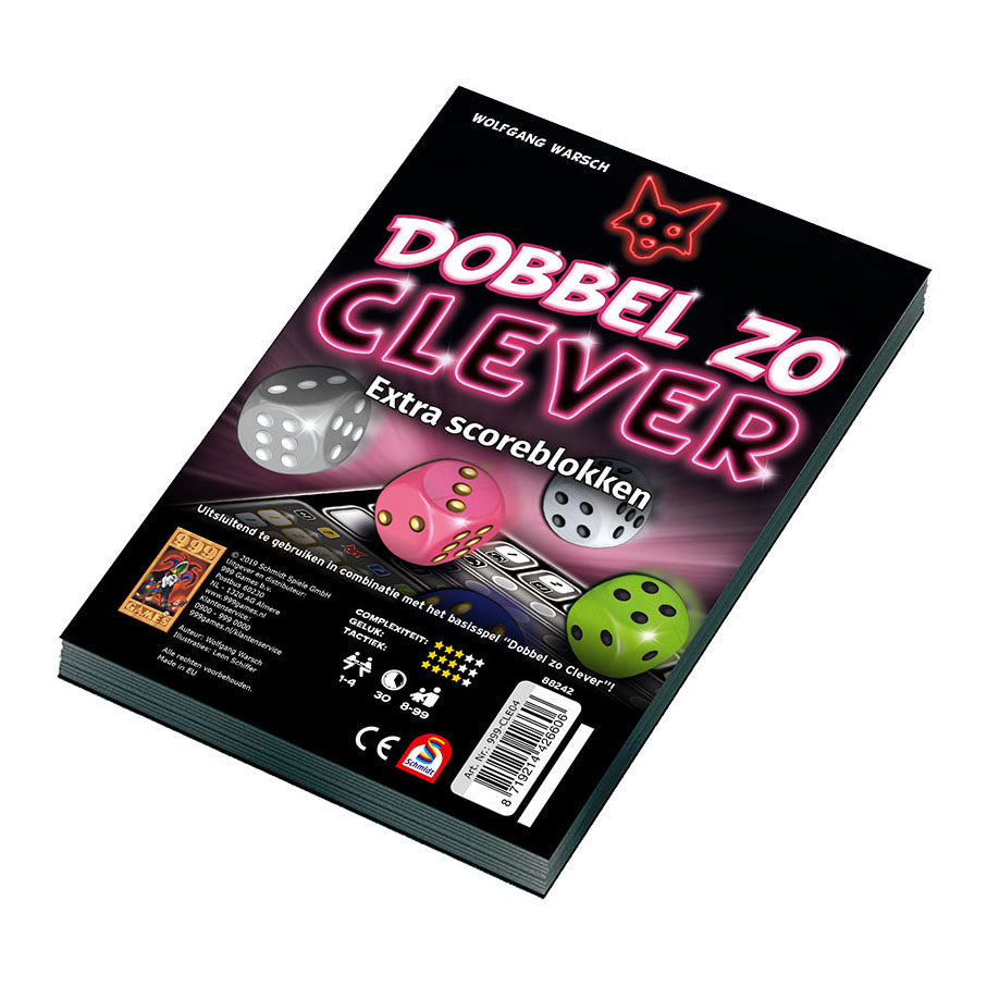 999Games ScoreBlokken -Würfel Zo clever, 2.