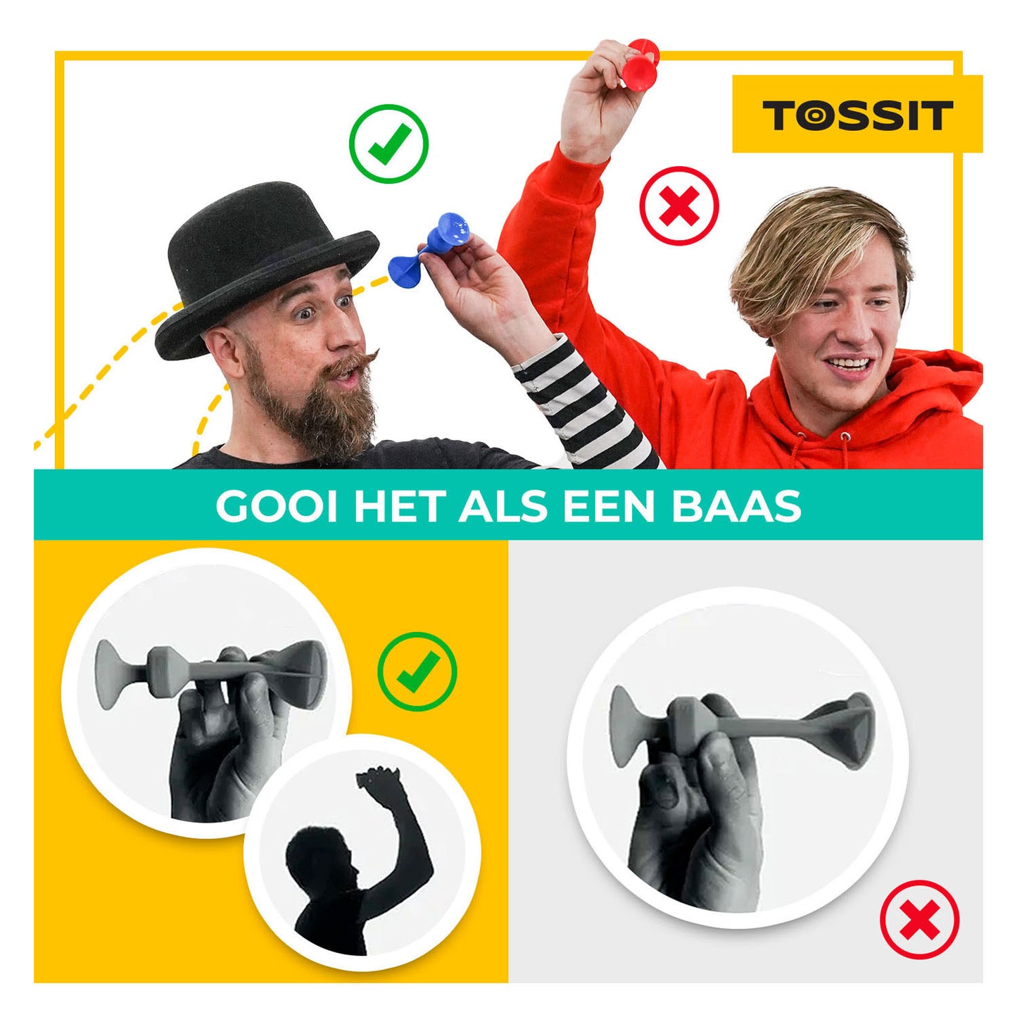 Game Tossit Starter Pack rot-Turquoise