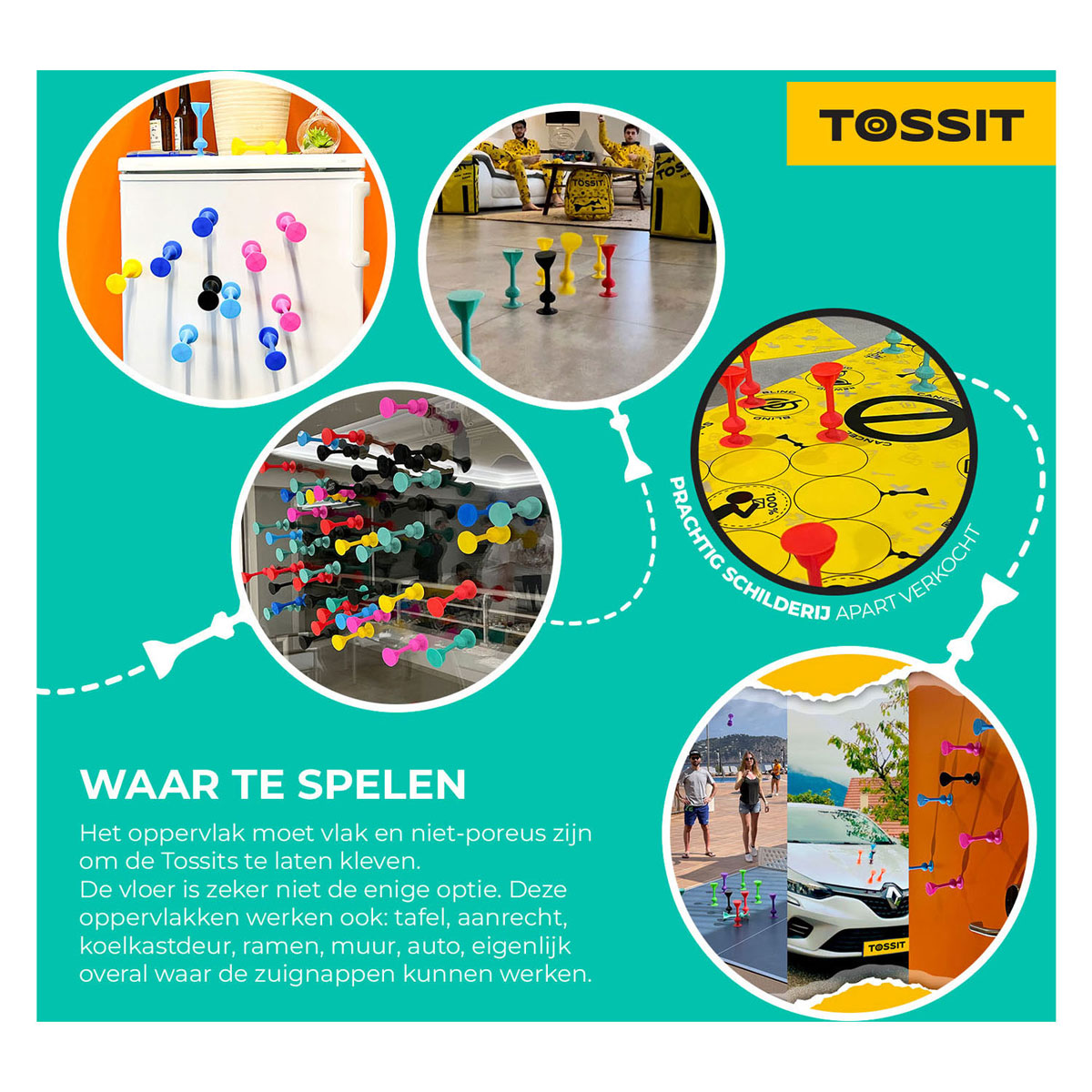 Game Tossit Starter Pack rot-Turquoise