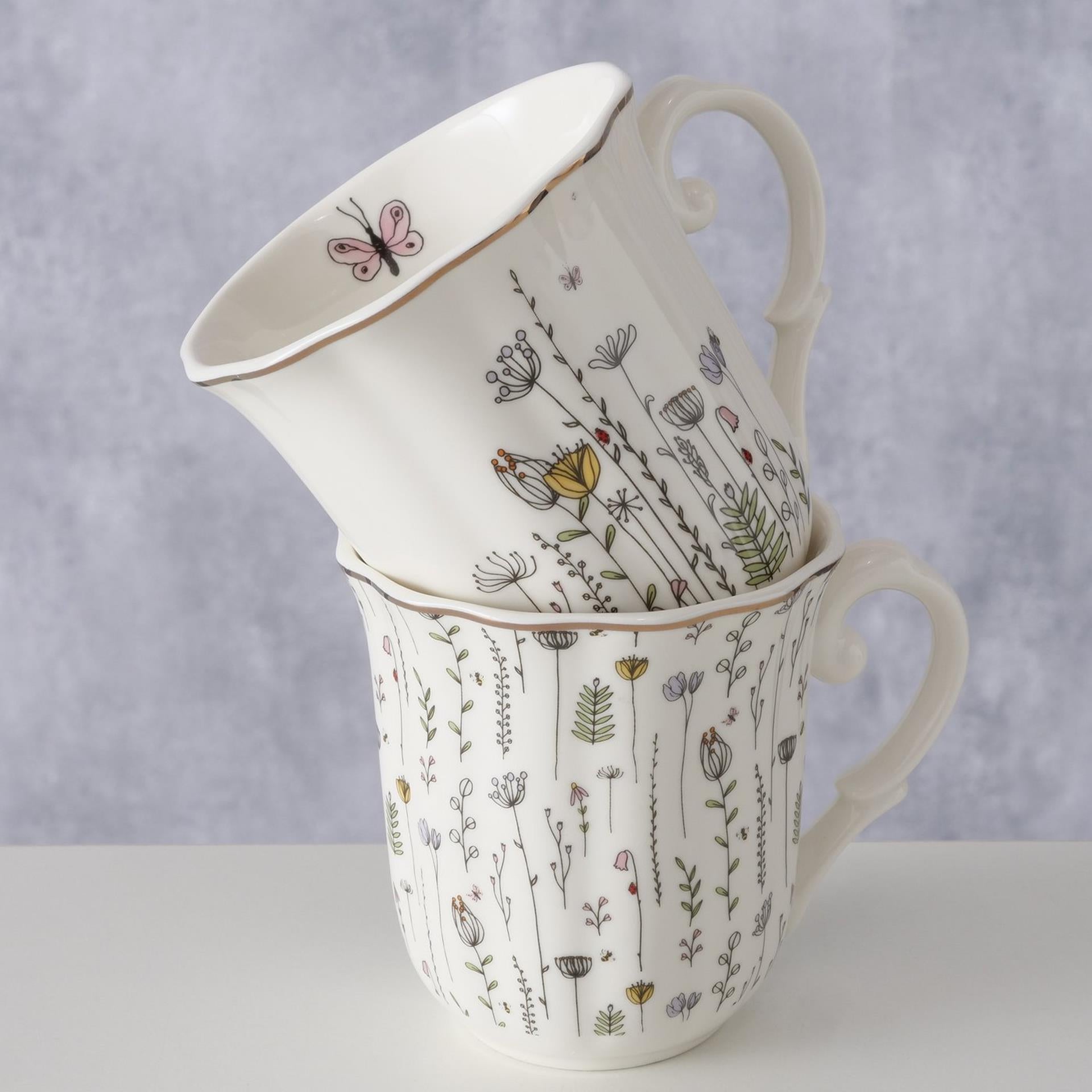 Boltze Home Becher Kamillenblüten 350ml