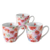 Boltze Home Jumbobecher Karella mit Blumen 480ml