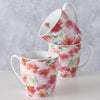 Boltze Home Jumbobecher Karella mit Blumen 480ml