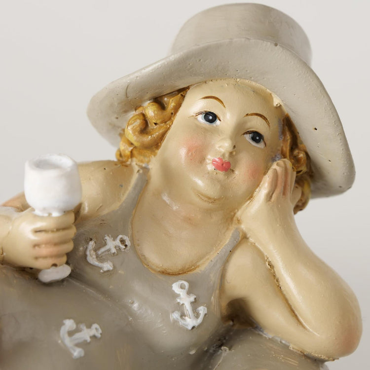 Boltze Home Statue schwebender Damen im natürlichen Badeanzug