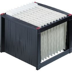 Hängeregistraturregal Helit 36x38x26cm schwarz