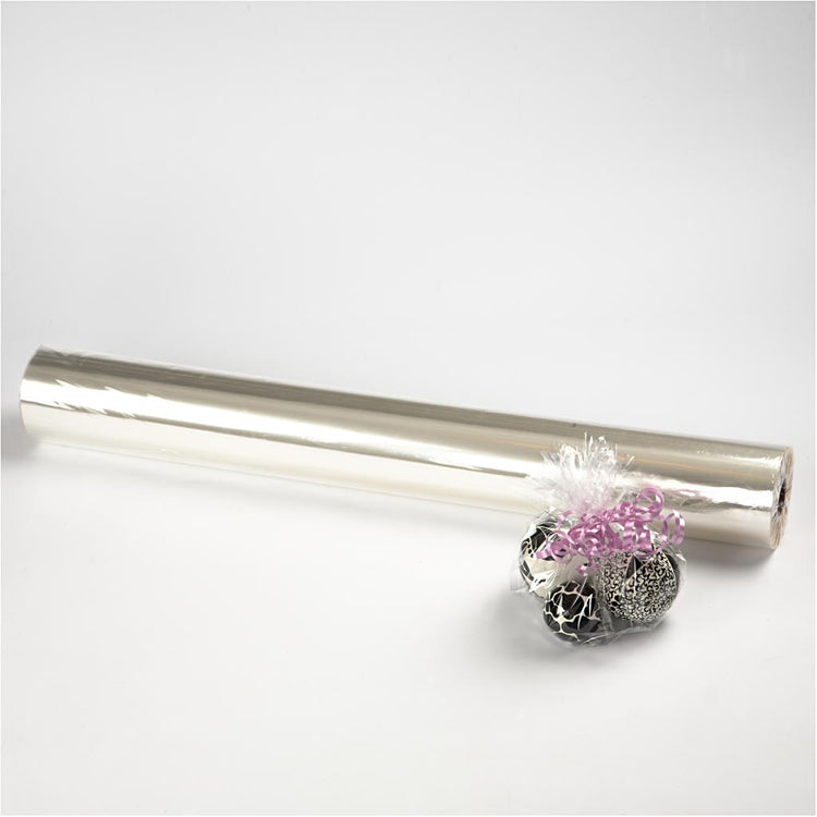 Kreativfirma Cellophan, B: 70 cm, Dikte 25 My, 200 m 1 Roll