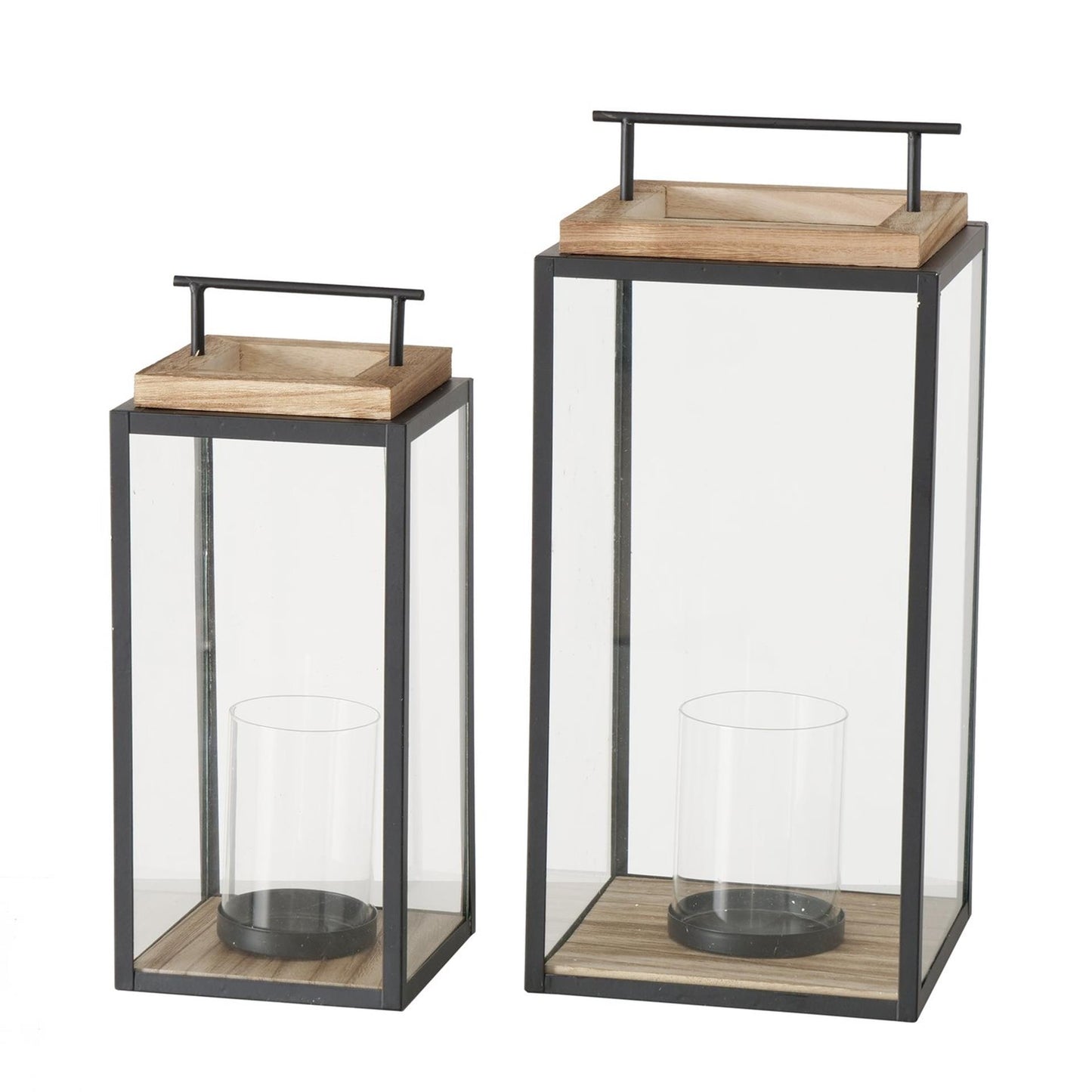 Boltze Home Laternen-Set 2-tlg. h35 und h45cm