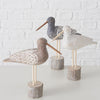 Boltze Home Statue Schnepfe Holz H22cm